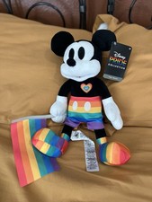 Disney Parks Mickey Mouse Plush 14  Pride Collection NWT