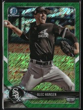 2018 Bowman Chrome #BCP177 Alec Hansen Prospects Green Refractor #/99