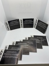 GameBoy Consumer Information Precautions Booklet DMG-USA-7 Insert Only Lot Of 9