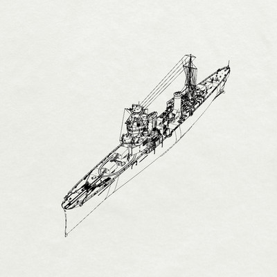 PreSale 1/144 Italy Giussano Class Alberto di Giussano Light Cruiser Full Hull