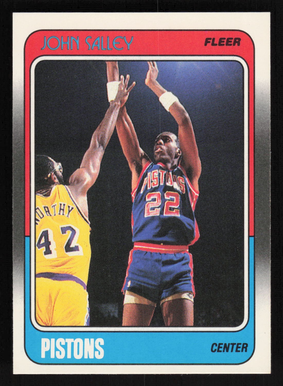 1988-89 Fleer #44 John Salley Card