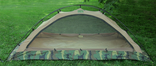 U.S. G.I. Tent, One Person Combat, Used Hard, Missing or damaged Rain fly.