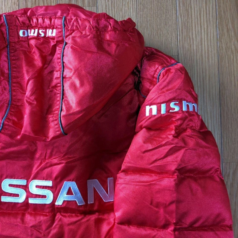 日产 NISMO Super GT Team Staff 羽绒服 XL 红色二手日本赛车装备 — 第 4/4 张图片