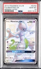 2019 POKEMON SUN & MOON HIDDEN FATES #SV59 FULL ART/MEWTWO GX PSA 10