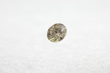 0.06 Carat Yellow Brown VS2 Round Brilliant Natural MINED Loose Diamond 2.57mm