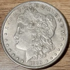 1889 Morgan Silver Dollar $1 Coin Circulated Business Strike 0.9 Fineness