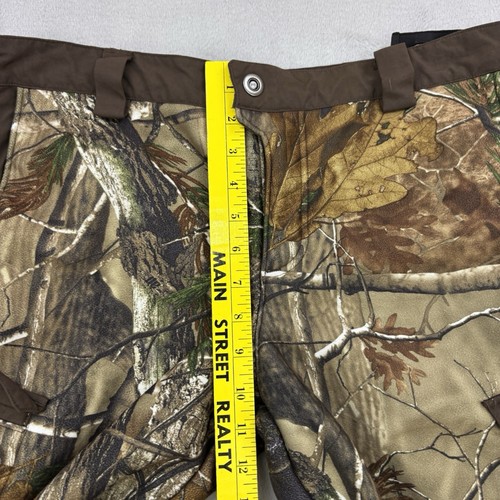 Under Armour Pants Boys XL Brown Youth Camouflage Real Tree Fleece Lined Kids - Picture 10 of 12