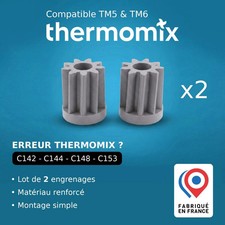 Engrenage  r&eacute;paration Thermomix TM5 & TM6 - Codes C142 - C144 - C148 - C153