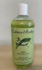 CRABTREE EVELYN LILY BATH SHOWER GEL 16.9 OZ body wash muguet