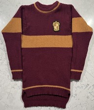Suéter Harry Potter Universal Studios Talla Pequeña Borgoña Acanalado Gryffindor
