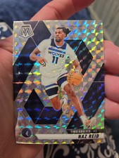 2024-25 Panini Mosaic Naz Reid Silver Mosaic Prizm Minnesota Timberwolves #60
