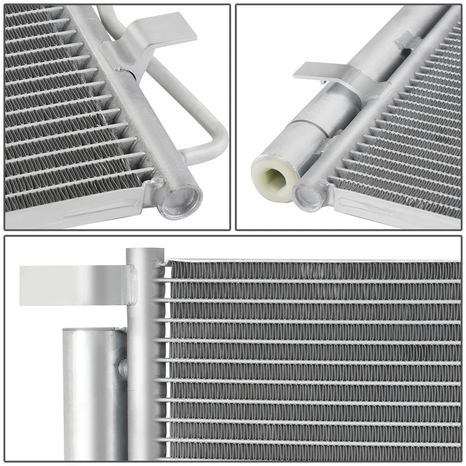 Condensador de aire acondicionado delantero de aluminio estilo fábrica deportivo Hyundai Santa Fe 2014-2018 Foto 4 de 4