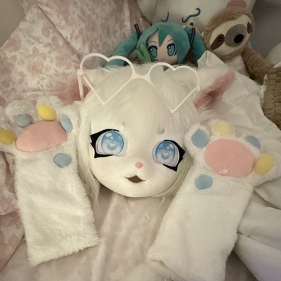 !NEED GONE! Fursuit Kigurmi Suit w/ Adjustable Strap & Paw Gloves