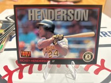 Rickey Henderson 1993 Donruss Triple Play #219! 2 Card Min! See Desc!
