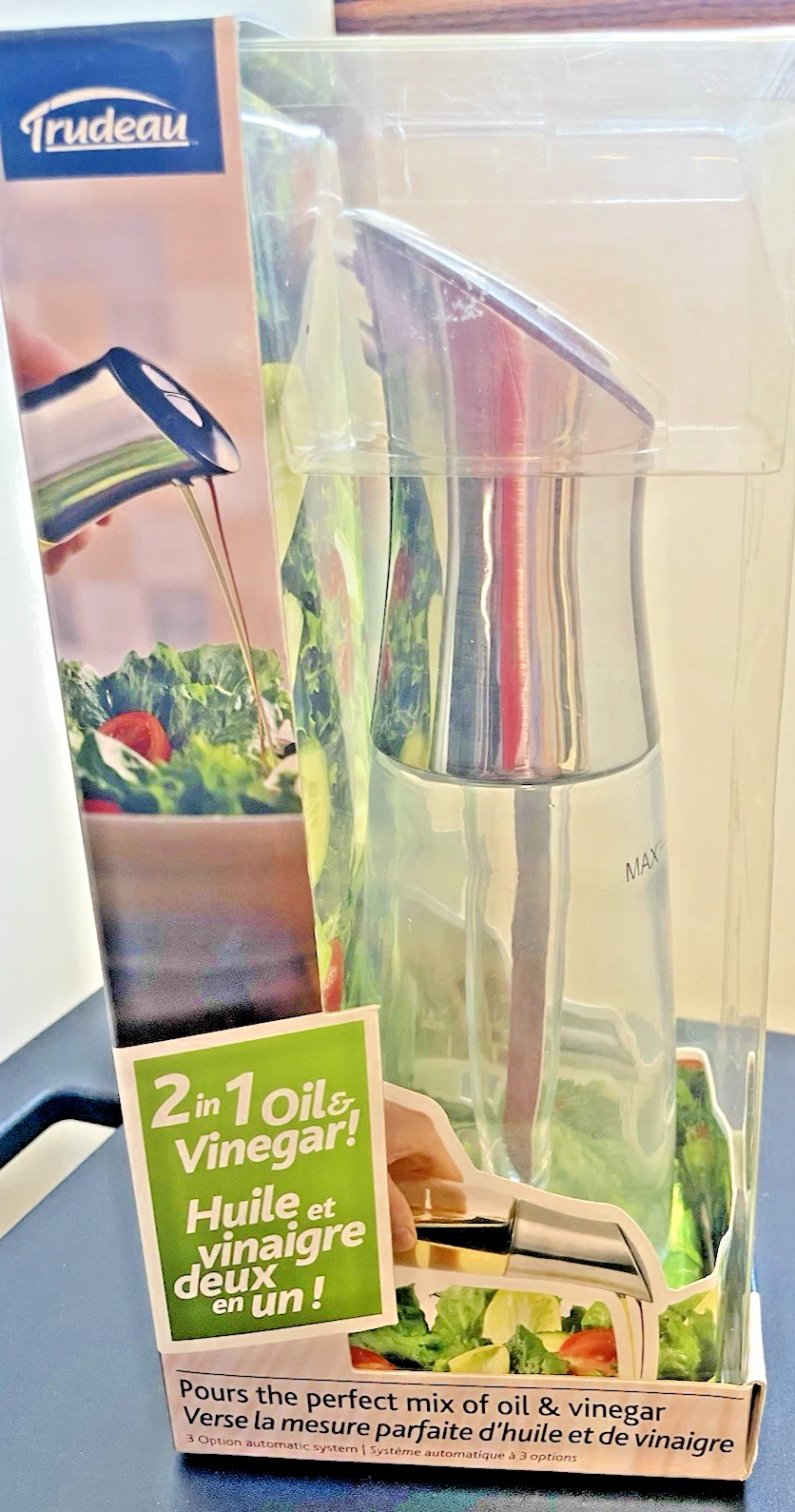 NEW! Trudeau Perfect Mix 2-in-1 Oil & Vinegar Bottle / Dispenser Free Shipping!
Opens in a new windo