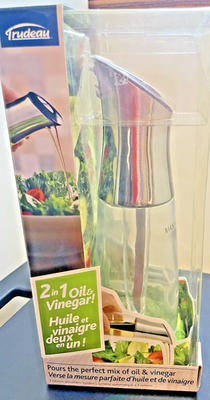 #ad #ad NEW Trudeau Perfect Mix 2 in 1 Oil amp; Vinegar Bottle Dispenser Free Shipping $28.40