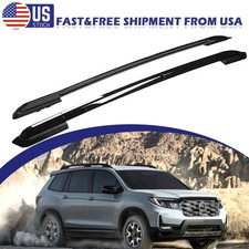 Roof Rack Fits For Honda Passport 2019-2024 Luggage Cargo Rails Side Bars Black Roof Rack Fits For Honda Passport 2019-2024 Luggage Cargo Rails Side Bars Black