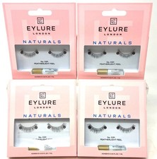  4 pairs Eylure Natural Lashes Faux Eyelashes Sealed No. 031 Featherlight Feel