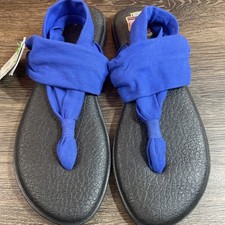 Sanuk Women's Yoga Sling 2 Deep Blue Flip Flops Sandals Women  s 11 New W/ Tags