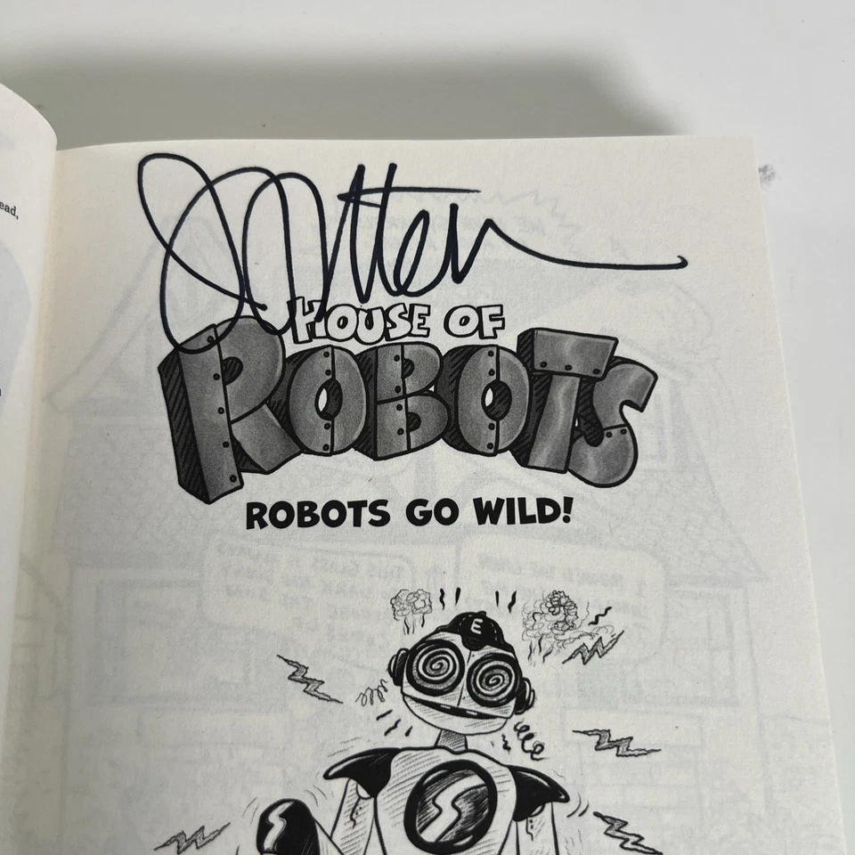 House of Robots 2 Robots Go Wild! Signed by James Patterson Autograph Book - Image 3 of 4