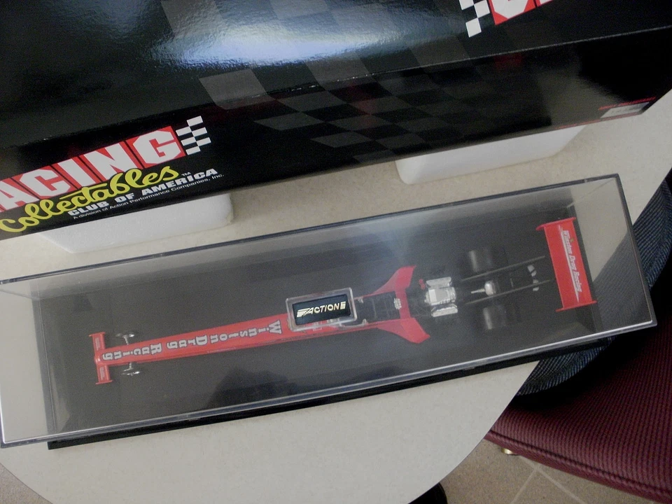 NHRA RCCA 1/24 1996 WINSTON DRAG RACING TOP FUEL WITH CASE - Image 4 of 4