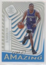 2020-21 Panini Illusions Amazing Sapphire De'Aaron Fox #7 0g9j