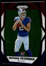 2017 Panini Prizm #238 Nathan Peterman Prizm Red, White and Blue