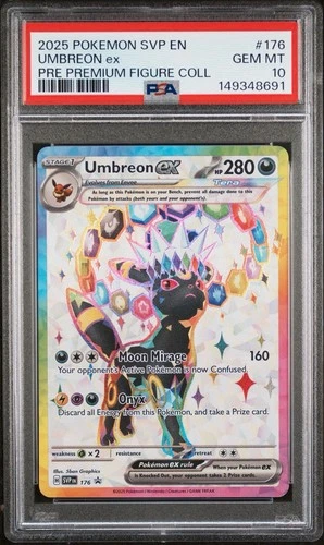 Umbreon ex SVP176 PSA 10 English Holo 2025 Scarlet & Violet Promo Card