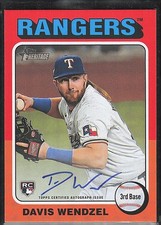 2024 Heritage #ROADW Davis Wendzel Real One On Card Auto (High #) RC BZ37