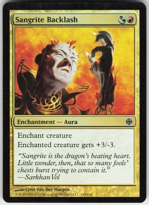 Sangrite Backlash Alara Reborn Foil Common Magic: The Gathering