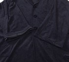GOMME HOMME Japan elastic Velour Jacket Gown, Stretch, Black, Size M — photo 7
