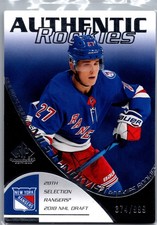 2021-22 Upper Deck SP Game Used Nils Lundkvist Authentic Rookies /999 #RC-9