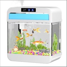 2.2 Gal Fish Tank Aquarium w/ Humidifier, 7-Color Light, Filter Timer