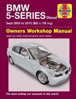 BMW 5 Series Diesel (Sept 03 - 10) Haynes Repair Manual | 45202 | Publishing