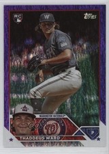 2023 Topps Update Purple Foil 665/799 Thad Ward Thaddeus Ward #US111 0q3