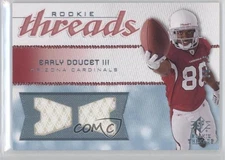2008 SP Rookie Threads Sideways A Pattern /75 Early Doucet III #RT-ED RC