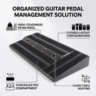 Big Size Guitar Effects Pedal Board PE Guitar Pedalboard with Sticking Tape YSQE