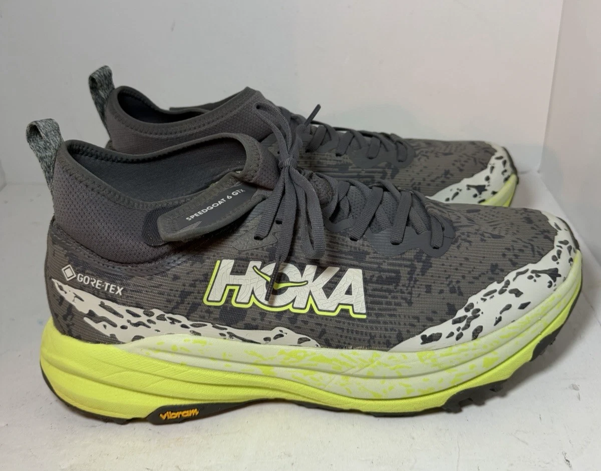 Hoka Shoes Mens 11.5 Speedgoat 6 Mid GTX Running Trail Sneakers Gore-Tex Hiking