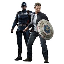 Movie Masterpiece Winter Soldier Captain America Steve Rogers Figure Set
