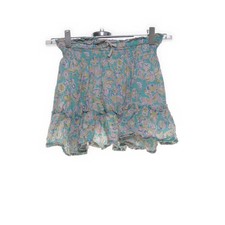 Mini Boden, Rock, Größe: 110, Grün/Mehrfarbig, Baumwolle, Paisley, Mädchen #Ua1