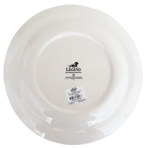 Belmont Pink Dinner Plates by Legend British Heritage 11" - Set of 8 Plates - Picture 4 of 4