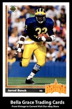 1991 Upper Deck Jarrod Bunch #25 New York Giants Star Rookie NFL Football