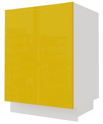 Spülenschrank NAPOLI 60x50x82cm REJS Vollauszug grifflos lackiert Farbe wählbar 