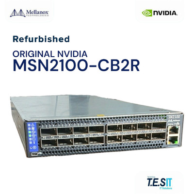 NVIDIA Mellanox  MSN2100-CB2R Spectrum 100GbE 16-Port QSFP28 1U Switch ONIE