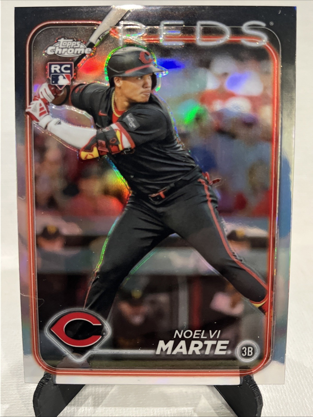 2024 Topps Chrome - Refractor #177 Noelvi Marte (RC) REDS