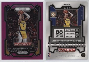 2023-24 Panini Prizm Monopoly Pink Prizm /149 Tyrese Haliburton #34