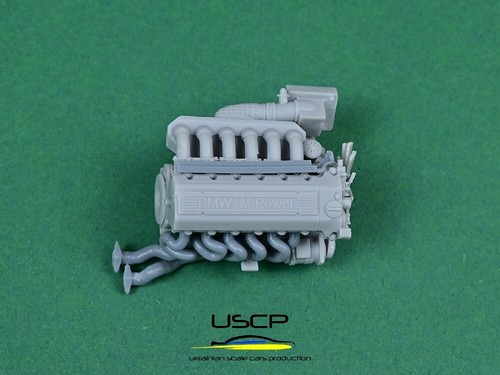 USCP 24T013 1/24 BMW M3 S50B32 Engine e36 Engine Bay Super Detail set Resin kit - Picture 4 of 12