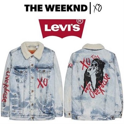 xo visions denim sherpa jacket