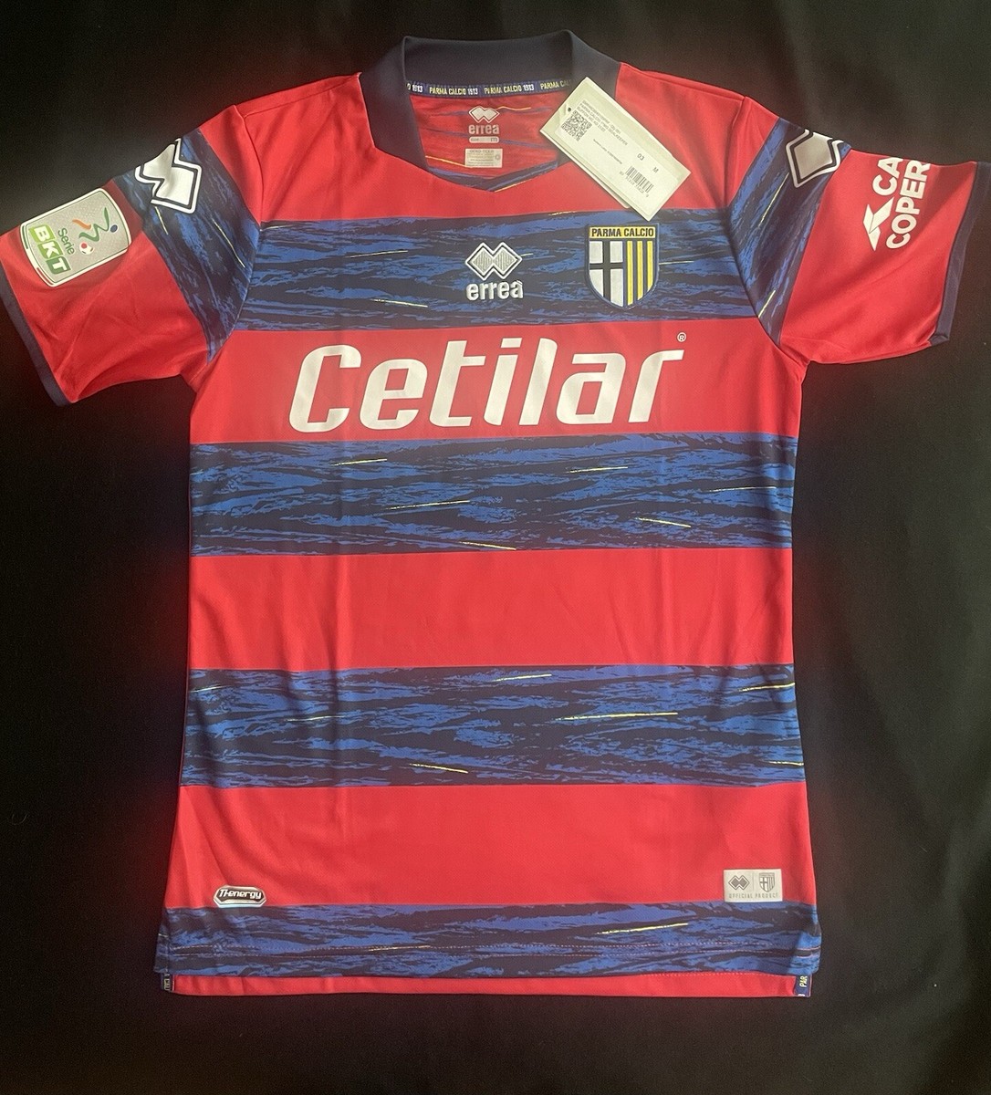Men's Gianluigi Buffon 2021-2022 Parma Red Errea Goalkeeper Jersey