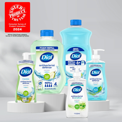 Dial Antibacterial Liquid Hand Soap Refill, Spring Water, 52 Ounce (Pack of 2) - Picture 3 of 12